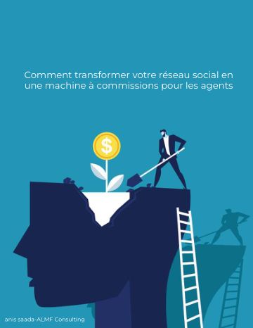 Cover of the e-book Comment transformer votre réseau social en une machine à commissions pour les agents